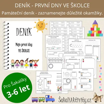  Deník - MOJE PRVNÍ DNY VE ŠKOLCE 