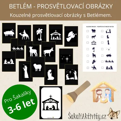  PROSVĚTLOVACÍ OBRÁZKY - Betlém 