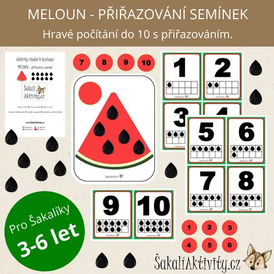  MELOUN - přiřazování semínek 