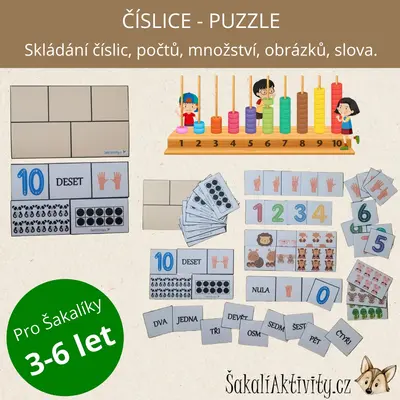  ČÍSLICE - puzzle 