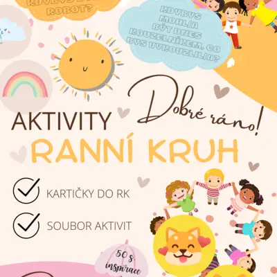 Ranní kruh - aktivity, kartičky, otázky