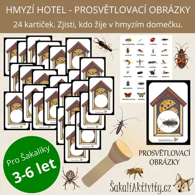  PROSVĚTLOVACÍ OBRÁZKY - Hmyzí hotel 