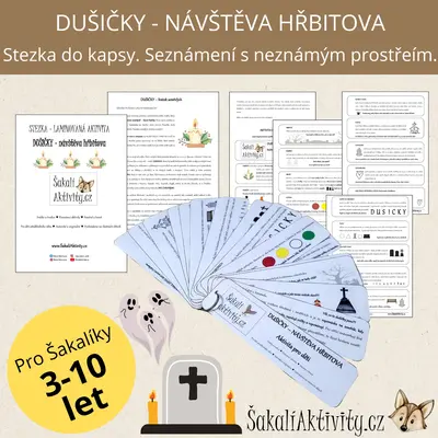 Šakalíkova trasa - DUŠIČKY - návštěva hřbitova 