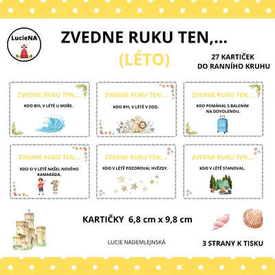 ZVEDNE RUKU TEN,... KDO (LÉTO)