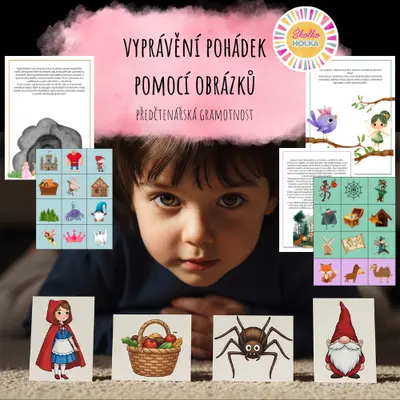 Vyprávění příběhů pomocí obrázků - předčtenářská gramotnost