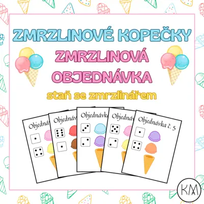 Zmrzlinové kopečky - zmrzlinová objednávka