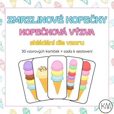 Zmrzlinové kopečky - kopečková výzva