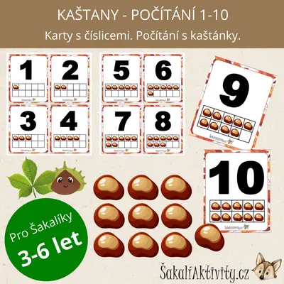  KAŠTANY - počítání 