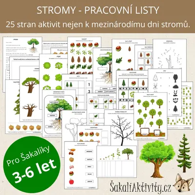  Pracovní listy - STROMY 