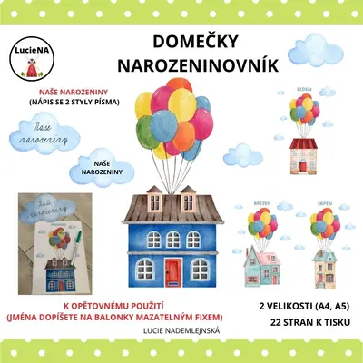 NAROZENINOVNÍK DOMEČKY