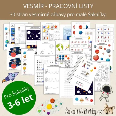 Pracovní listy - VESMÍR