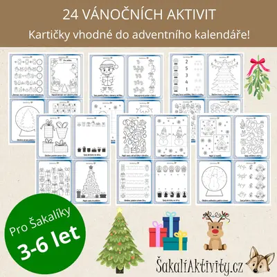 Sada aktivit - 24 VÁNOČNÍCH AKTIVIT