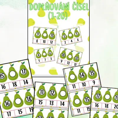 Doplňování čísel (1-20)