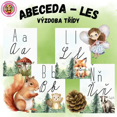 Abeceda les - výzdoba třídy
