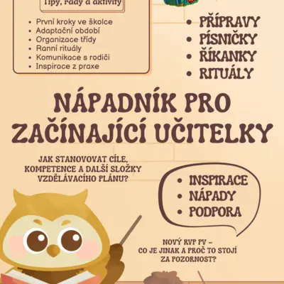 Nápadník začínající učitelky MŠ (přípravy, tipy)