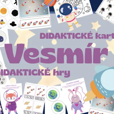 Vesmír - karty, hry, aktivity
