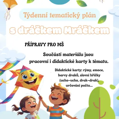 Přípravy - podzim, počasí, draci (didaktické karty)
