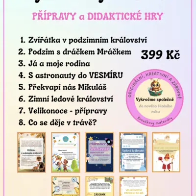 Přípravy - sada: zvýhodněný balíček (8 témat)