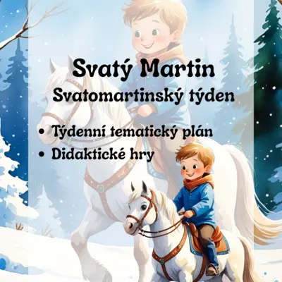 Svatý Martin – projekt MŠ, přípravy, didaktické hry