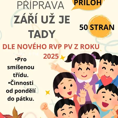 Týdenní příprava do MŠ září už je tady