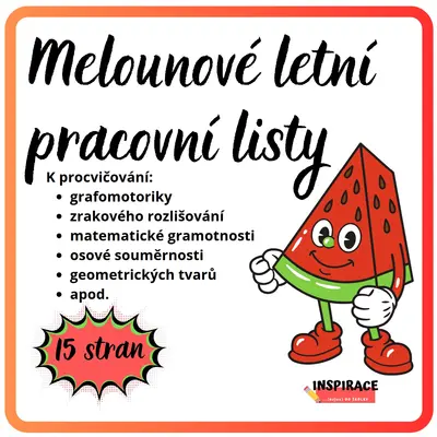 Melounové pracovní listy 🍉