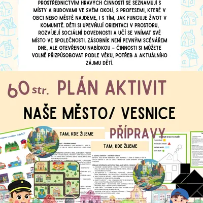 Naše město, vesnice - tam kde žijeme (přípravy)