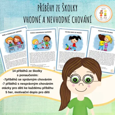 Příběhy ze školky - Vhodné/nevhodné chování 