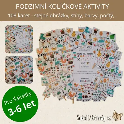  PODZIM - kolíčkové aktivity 