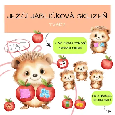 Ježčí jablíčková sklizeň - TVARY