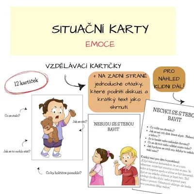 Situační karty - emoce 