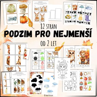 Podzim pro nejmenší děti od 2 let
