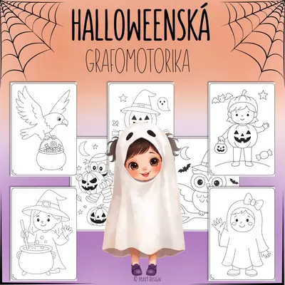 Halloween - grafomotorika