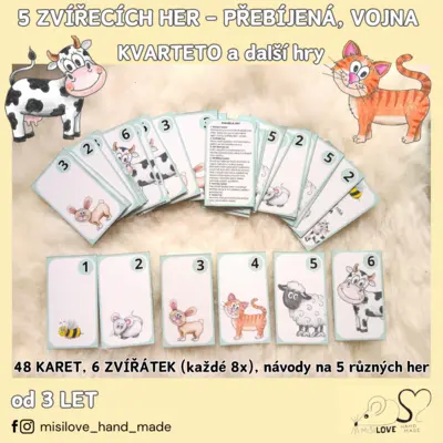 5 ZVÍŘECÍCH HER - PŘEBÍJENÁ, VOJNA A DALŠÍ