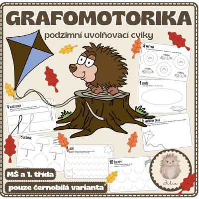 GRAFOMOTORIKA - podzimní uvolňovací cviky 