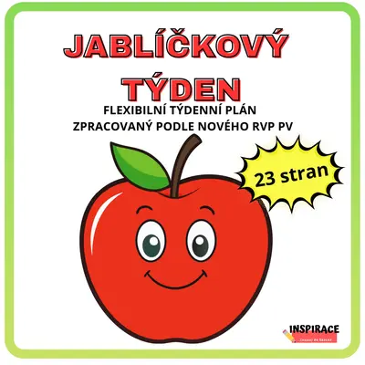 JABLÍČKOVÝ TÝDEN - flexibilní plán🍏🍎