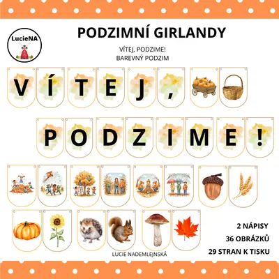 PODZIMNÍ GIRLANDY