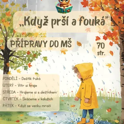Když prší a fouká - podzim, příprava