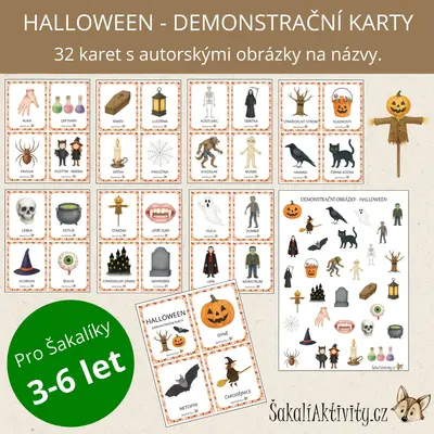  HALLOWEEN - demonstrační karty 