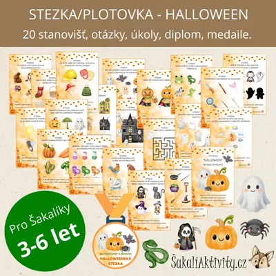  Plotovka/stezka - Halloween 
