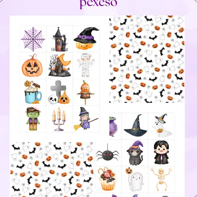 Halloweenské pexeso
