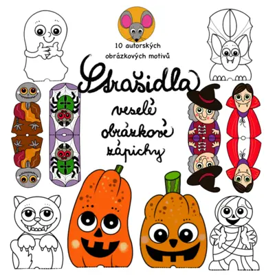Strašidla - veselé obrázkové zápichy