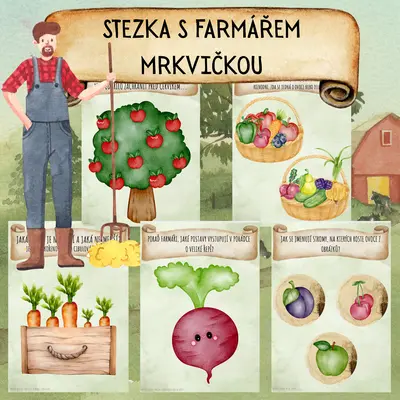 STEZKA S FARMÁŘEM MRKVIČKOU - OVOCE A ZELENINA