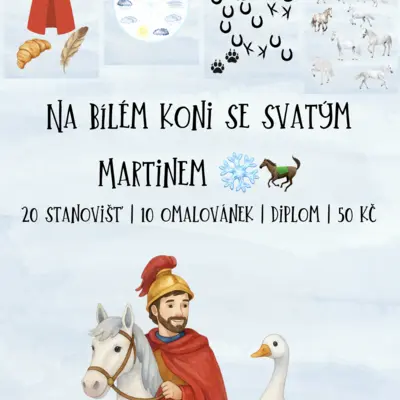 Na bílém koni se svatým Martinem ❄️🐎