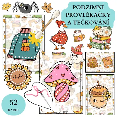 Podzimní provlékačky a tečkování