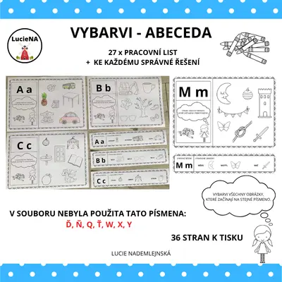 VYBARVI - ABECEDA