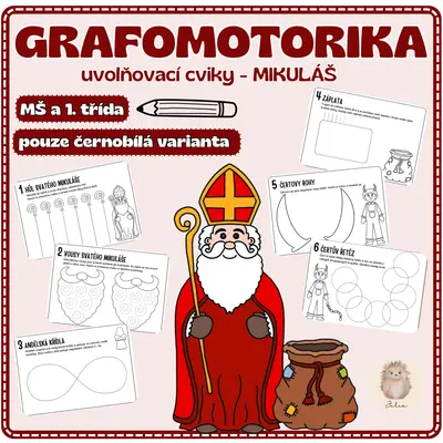 GRAFOMOTORIKA - Mikuláš