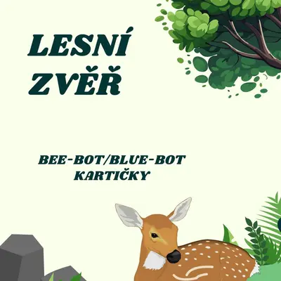 Lesní zvěř - Bee-bot/Blue-bot kartičky
