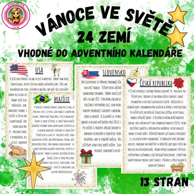 Vánoce ve světě - 24 zemí a Vánoce