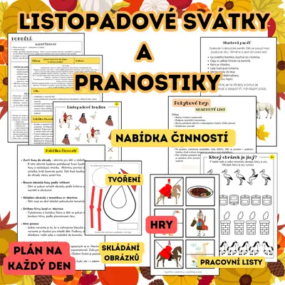 Listopadové svátky a pranostiky (včetně sv. Martina)