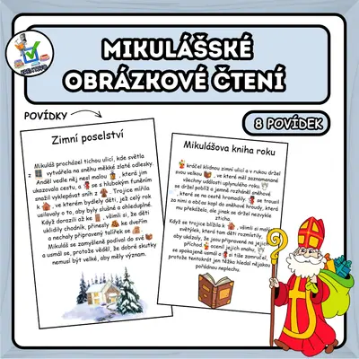 Mikulášské obrázkové čtení 